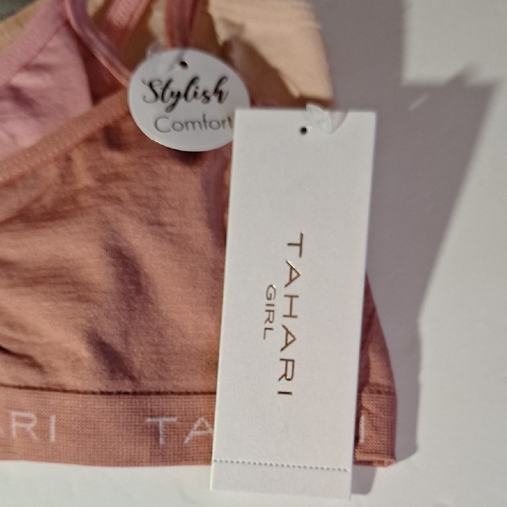 Tahari Pink and Gray Seamless Comfort Bras - Picture 2 of 4
